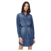 Jacqueline de Yong Dámske šaty JDYBELLA Relaxed Fit 15274553 Medium Blue Denim XS
