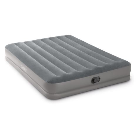 Nafukovací matrac Intex Queen Dura-Beam Prestige Mid-Rise USB Pump Farba: sivá