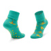 Happy Socks Súprava 2 párov vysokých detských ponožiek KMNB19-7000 Zelená