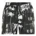 Calvin Klein Swimwear Plavecké šortky  mätová / čierna / biela