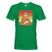 Pánske tričko Leňochod s pivom - darček na narodeniny alebo Vianoce