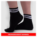 NEBBIA - Ponožky sport stredná dlĺžka UNISEX 129 (black) - NEBBIA