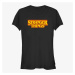 Queens Netflix Stranger Things - LOGO PUMPKIN Women's T-Shirt Black