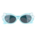 Sunmania Modro-biele bodkované slnečné okuliare pre deti &quot;Sweet&quot; 393702140