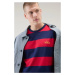 Tričko Woolrich Striped T-Shirt Red Stripe