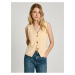 Women's Yellow Pepe Jeans Vest - Women