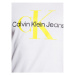 Calvin Klein Jeans Tričko J30J320806 Biela Regular Fit