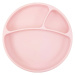 Minikoioi Puzzle Plate Pink delený tanier s prísavkou