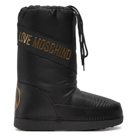 LOVE MOSCHINO Snehule JA24032G1LISY000 Čierna