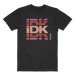 iDKHOW tričko Branded Logo Čierna