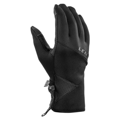 Leki TRAVERSE Unisex rukavice na bežky, čierna, veľkosť