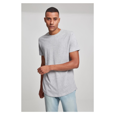 Long T-shirt in the shape of gray Urban Classics