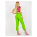 Svetlozelené elegantné nohavice -TO-SP-18154.10X-green