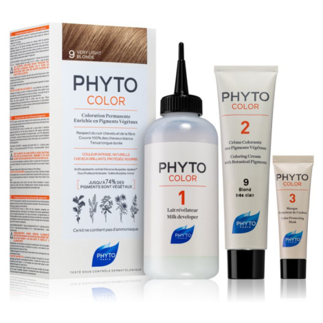 Phyto Color farba na vlasy bez amoniaku odtieň 6.3 Dark Golden Blonde