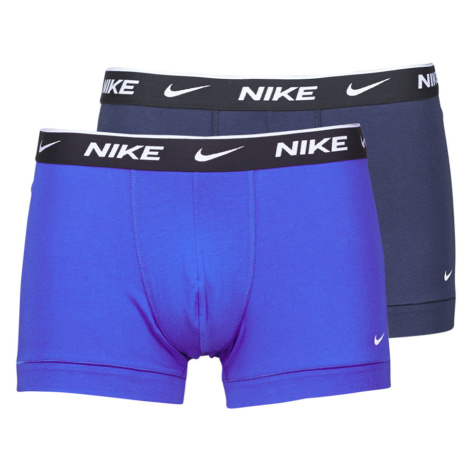 Nike  EVERYDAY COTTON STRETCH X2  Boxerky Modrá