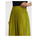 Zelená dámska plisovaná midi sukňa ORSAY