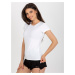 Biele basic tričko s okrúhlym výstrihom NM-TS-L895.21-white