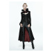 kabát DEVIL FASHION Scarlet Town Gothic Overcoat with Medici Collar