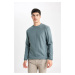 DEFACTO Standard Fit Crew Neck Sweater