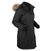 Teplý funkčný outdoorový kabát s umelou kožušinkou
