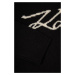 Sveter Karl Lagerfeld Long Signature Sweater Čierna