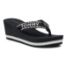 Tommy Hilfiger Žabky Webbing H Wedge Sandal FW0FW07149 Tmavomodrá