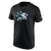 San Jose Sharks pánske tričko Chrome Graphic T-Shirt Black