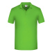 James&amp;Nicholson Pánska polokošeľa JN874 Lime Green