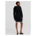 Čierna dámska úpletová sukňa KARL LAGERFELD Logo Knit Skirt