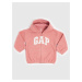 GAP Baby fleece sweatshirt with logo - Girls