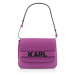 Kabelka Karl Lagerfeld K/Letters Flap Shoulderbag Ružová
