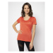 Salomon Funkčné tričko Agile Ss Tee LC1279900 Oranžová Regular Fit