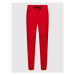 4F Teplákové nohavice H4Z21-SPMD014 Červená Regular Fit