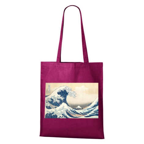 Plátená taška Velká vlna pri pobreží Kanagawy - praktický a štýlový darček