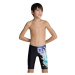 Arena boys waves breaking swim jammer black/multi