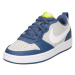 Nike Sportswear Tenisky 'Court Borough 2'  modrá / neónovo žltá / sivá / biela