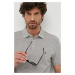 Polo tričko Tommy Hilfiger pánske,šedá farba,jednofarebné,MW0MW17771