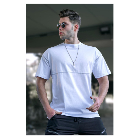 Madmext White Men's T-Shirt 5360