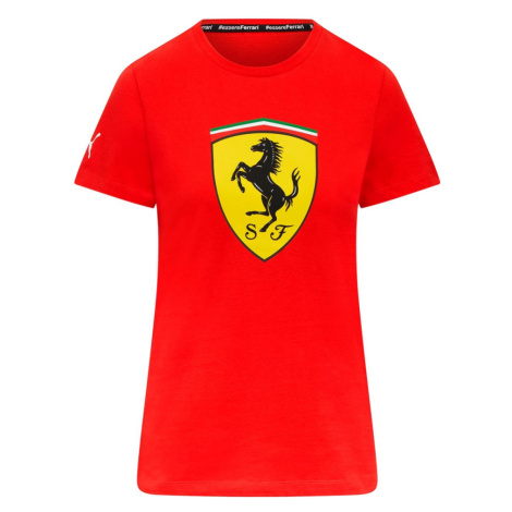 Ferrari dámske tričko Shield red F1 Team 2023 Puma