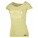 Women's T-shirt HUSKY Born yellow-green
