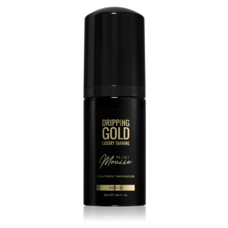 Dripping Gold Luxury Tanning Mini Mousse samoopaľovacia pena na tvár a telo odtieň Ultra Dark 90