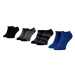 QUAZI Súprava 4 párov členkových dámskych ponožiek QZ-SOCKS-65-04-WOMAN-007 Čierna