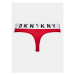 DKNY Stringové nohavičky DK4529 Červená