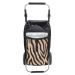 Nákupná taška na kolieskach Beagles Alberic - hnedá zebra - 41,76L