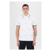 Tommy Hilfiger Polo tričko - ALL OVER EMBROIDERY REGULAR POLO biele