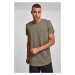 Long T-shirt in the shape of an olive