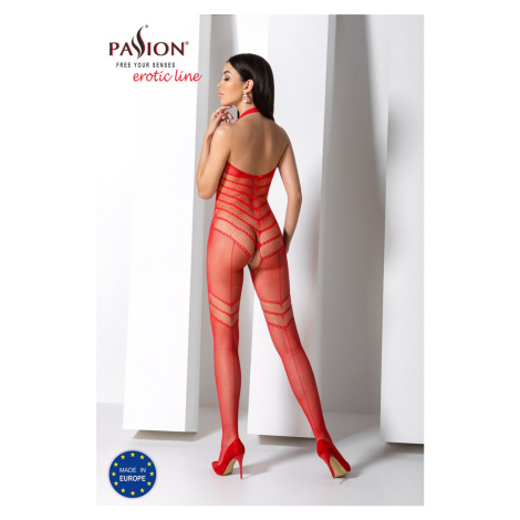 Červené bodystockings BS100 Passion