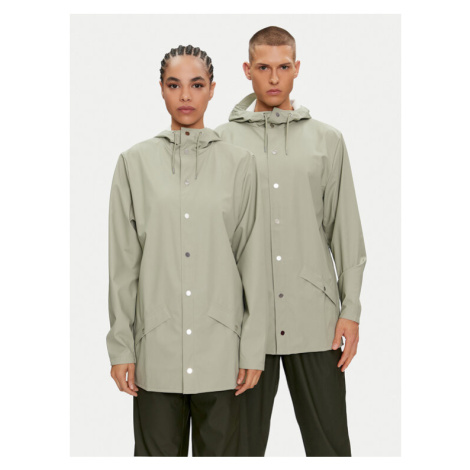 Rains Nepremokavá bunda Jacket W3 12010 Zelená Regular Fit