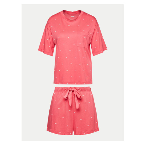 DKNY Pyžamo YI80010 Ružová Regular Fit