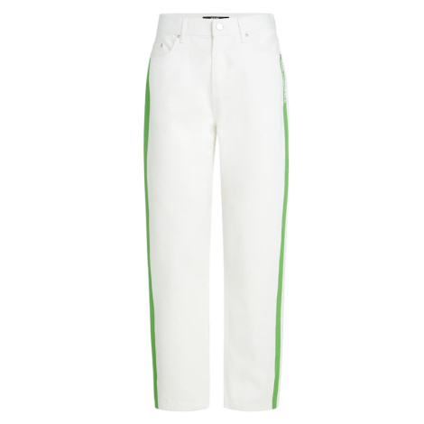 Karl Lagerfeld Džínsy  zelená / biely denim